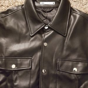 NWT... Zara Overshirt Shacket (XL)